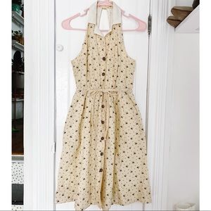 Anthropologie Bee Print Dress